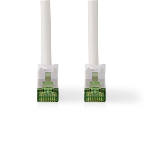 Nedis CAT7 Network Cable | S/FTP | RJ45 Male | RJ45 Male | 2.00 M | Snagless | Round | LSZH | White | Box