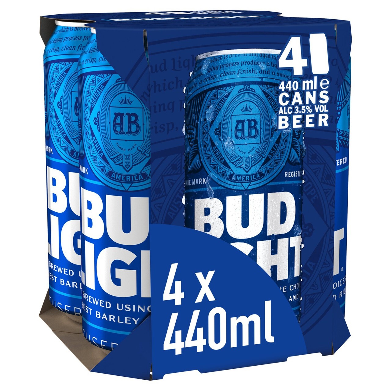 Bud Light Lager Beer Cans
