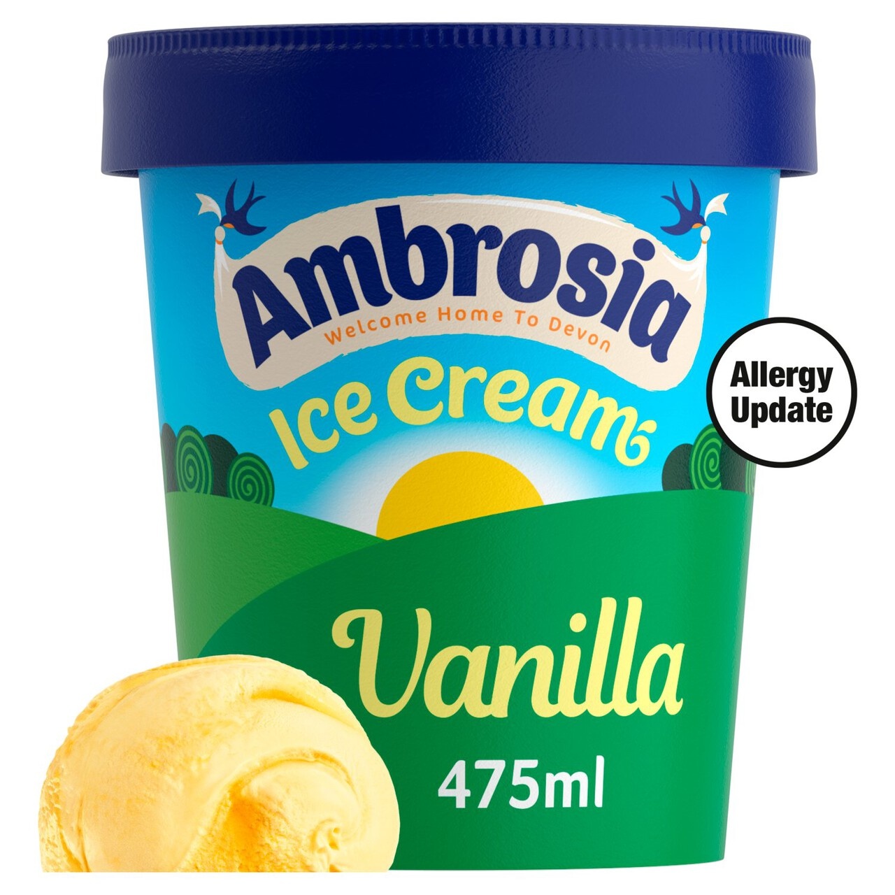 Ambrosia Vanilla Ice Cream Tub