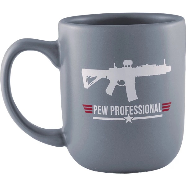 Black Rifle Coffee Company Pew Professional 16oz RAM Mug - Grey 16oz