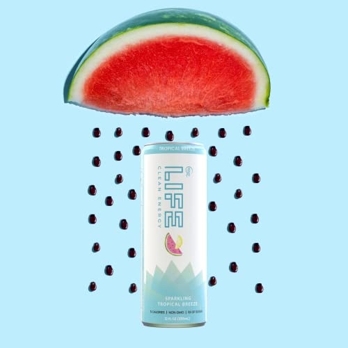 Equo Life Clean Energy Drink with Siberian Ginseng, 12 Fl Oz, Pack of 12, Tropical Breeze thumbnail
