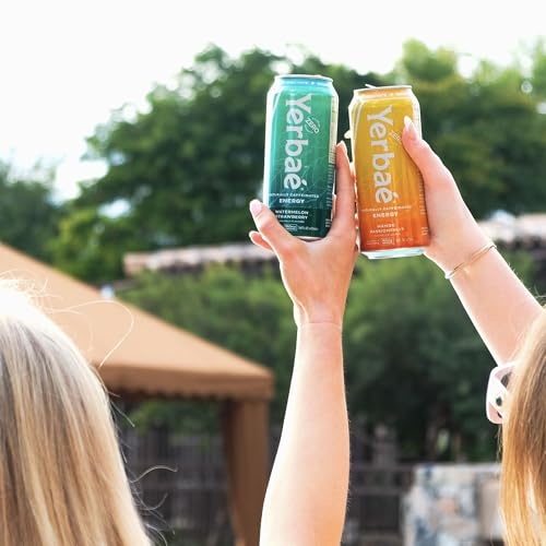 YERBAE Assorted Flavors Official Variety Pack, Plant-Based Energy Drinks, Zero Sugar, Zero Calories, Zero Carbs - Energized by Yerba Mate 16 Fl Oz (Pa thumbnail