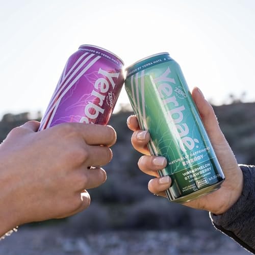 YERBAE Assorted Flavors Official Variety Pack, Plant-Based Energy Drinks, Zero Sugar, Zero Calories, Zero Carbs - Energized by Yerba Mate 16 Fl Oz (Pa thumbnail