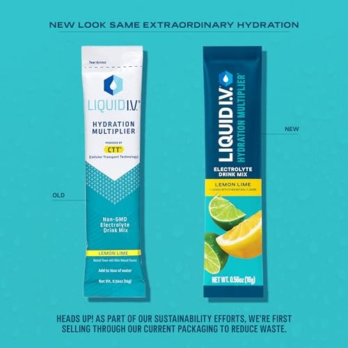 Liquid I.V.® Hydration Multiplier® Best Sellers - Lemon Lime, Passion Fruit, Strawberry, Tropical Punch - Hydration Powder Packets, Electrolyte Powd thumbnail