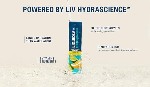 Liquid I.V.® Hydration Multiplier® Best Sellers - Lemon Lime, Passion Fruit, Strawberry, Tropical Punch - Hydration Powder Packets, Electrolyte Powd thumbnail