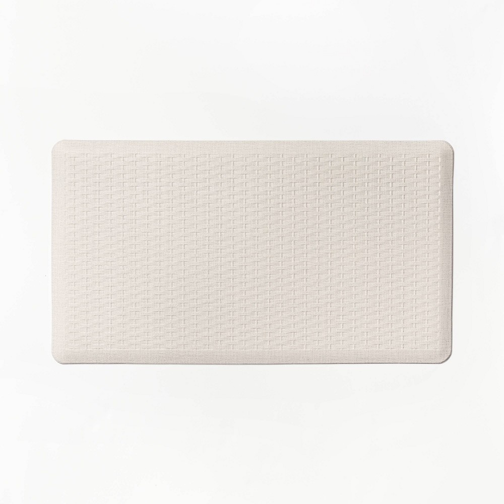 20 X 36 Elite Thick Comfort Mat Elite Cream - Figmint™: Stain-Resistant Kitchen Floor Mat, Indoor Use
