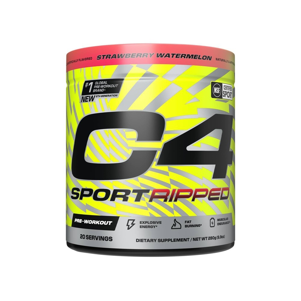 Cellucor C4 Sport Ripped Pre-Workout Powder - Strawberry/Watermelon - 9.9oz/20 Servings