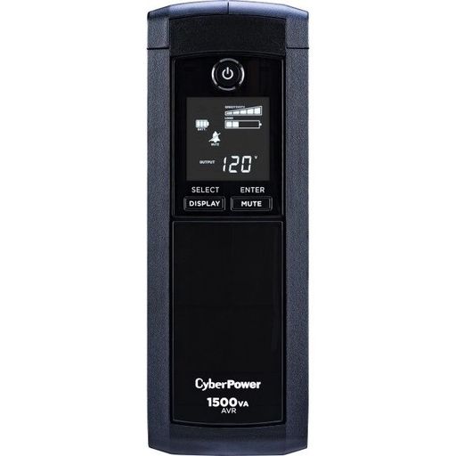 CyberPower Intelligent LCD CP1500AVRLCD 1500 VA / 900 W Mini-Tower UPS