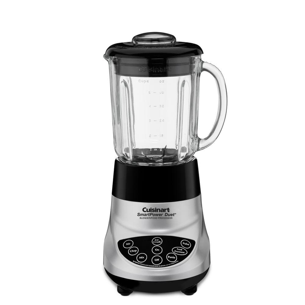 SmartPower Duet 48 Oz. 7-Speed Die-Cast 48 Oz. Blender with 3-Cup Food Processor