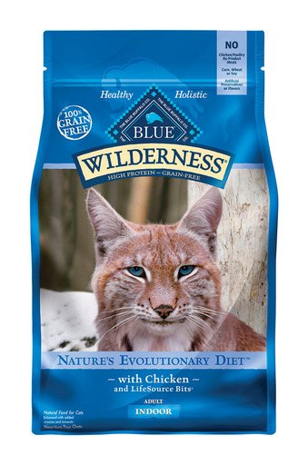 Blue Buffalo Blue Wilderness Indoor Chicken Dry Cat Food Grain Free