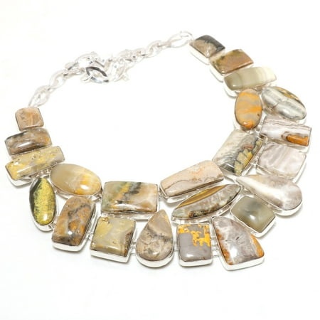 Bumble Bee Jasper Gemstone Handmade Fashion Ethnic Necklace Jewelry 18  SA 4804