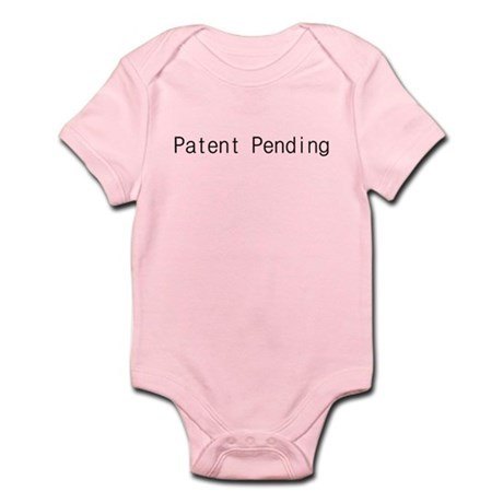 CafePress - Patent Pending (Black Type) Infant Bodysuit - Baby Light Bodysuit  Size Newborn - 24 Months