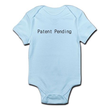 CafePress - Patent Pending (Black Type) Infant Bodysuit - Baby Light Bodysuit  Size Newborn - 24 Months