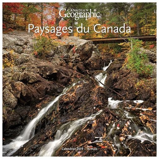 2019 Canadian Geographic Wall Calendar (French), by Wyman Publishing