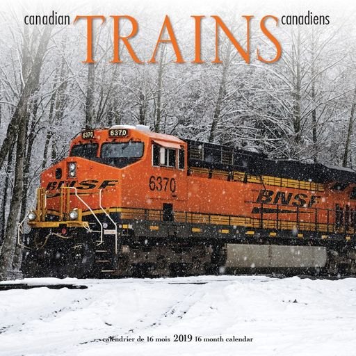Browntrout Publishers 2019 Canadian Trains Calendar
