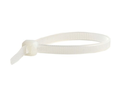 Cable Tie 6,White,PK100