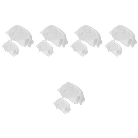 10 Pcs Snail Ornament Mold Epoxy Molds Silicone Tools Gummy Key Chain Soap Resin Father