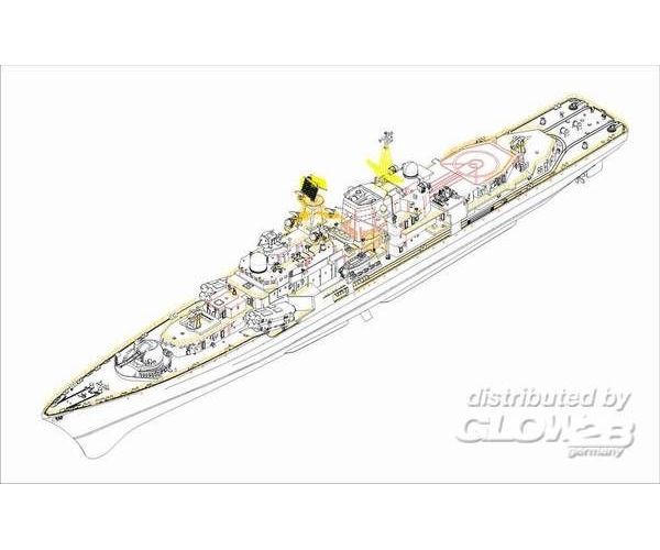 Trumpeter Models 4542 1:350 PLA Chinese Ningbo DDG139 Sovremmeny Class