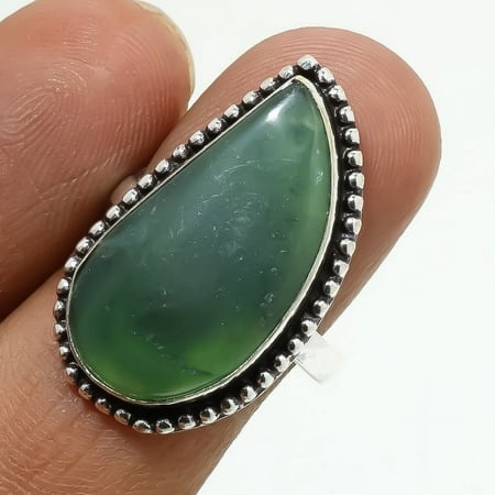 Green Paradise Gemstone Handmade Fashion Antique Gift Ring Jewelry 8  SA 4719
