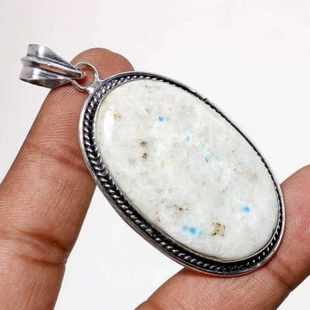 K2 Azurite Gemstone Handmade Ethnic Unique Design Pendant Jewelry 2.8  SA 9862