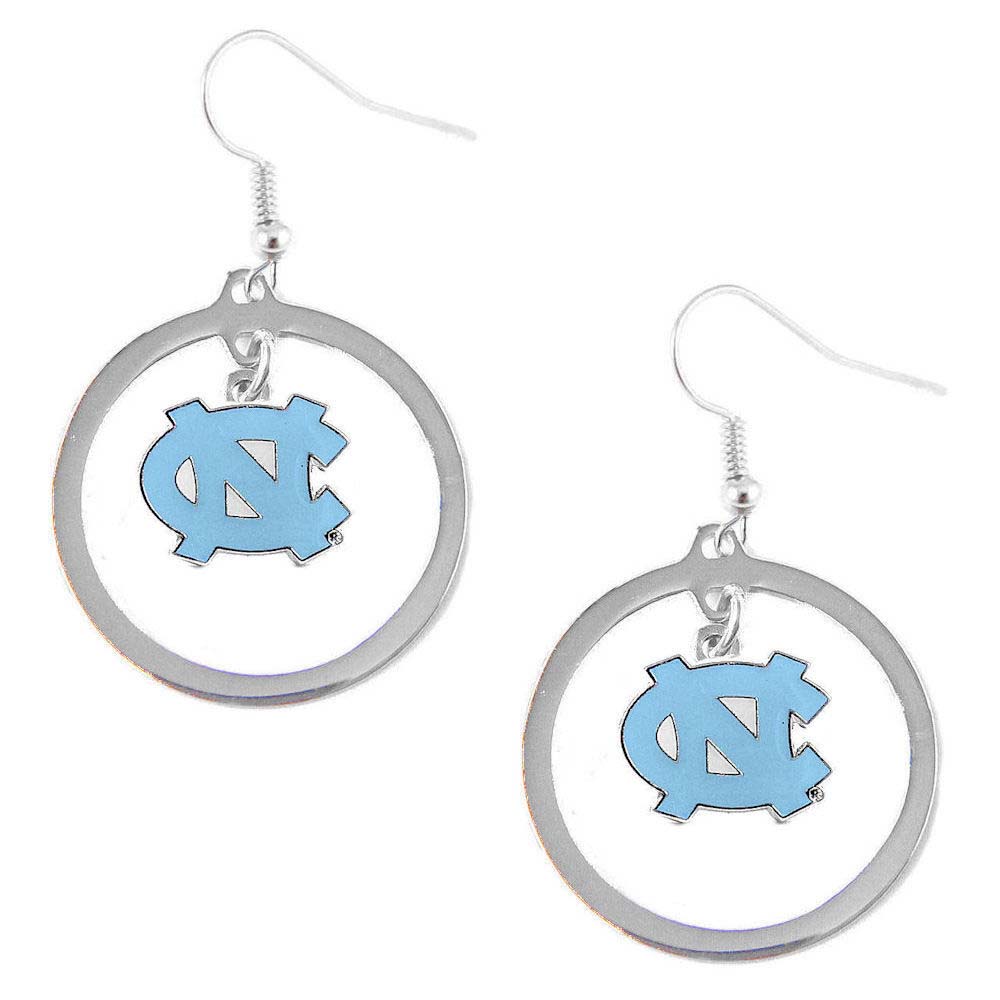North Carolina Tarheels UNC Hoop Logo Earring Set NCAA Charm Gift