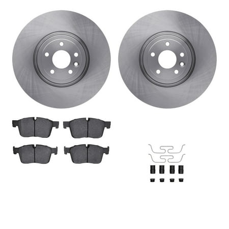 Dynamic Friction Company Front Brake Rotors with 5000 Advanced Brake Pads Includes Hardware 6512-20140