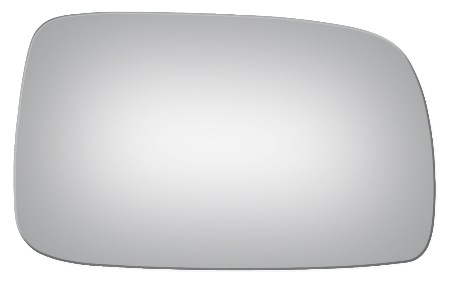 Burco Side View Mirror Replacement Glass - Clear Glass - 5104
