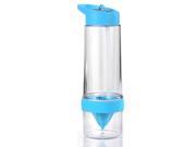 Healthy Fruit Juice Fusion Infusing Hydrating Aqua Infusion Water Infuse Bottle-Blue