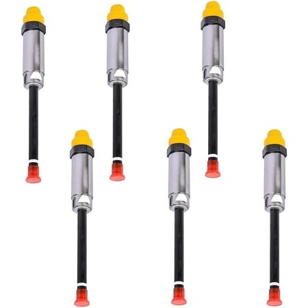 6pcs Fuel Injector 130-1804 1301804 0R8787 7W7033 Compatible with Caterpillar CAT Diesel Engine 3408B 3408C 3412 3412C