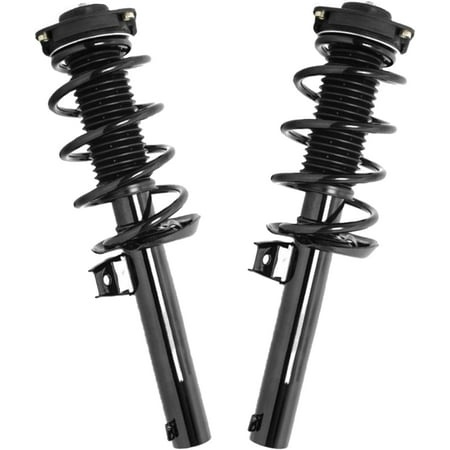 Detroit Axle - 2 Front Struts for Volkswagen 09-17 Tiguan 17-18 Tiguan Limited  2009 2010 2011 2012 2013 2014 2015 2016 2017 Struts with Coil Spring A