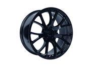 1 New 20x9 +20 Dodge Challenger SRT Hellcat Gloss Black 5X115 Replica Wheel Rim