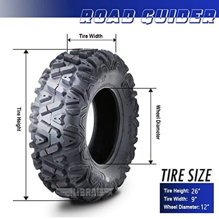One New ATV/UTV Tire 26x9-12 26x9x12 6PR 10277