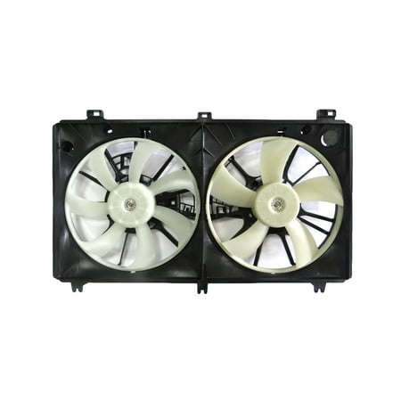 New Dual Radiator and Condenser Fan Is Compatible with Lexus Is350 2014-16 1636331400 Lx3115132 16361-31410 16711-31610 1636131410 1636331300 16361380