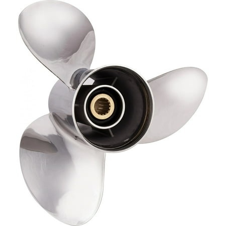 New Stainless Steel Propeller Compatible with Yamaha Vmax Vf175 Sho 15 Spline 175 130-300 HP 2017-2021 by 3531-143-17 68F-45972-00-00 6G5-45978-03-98 