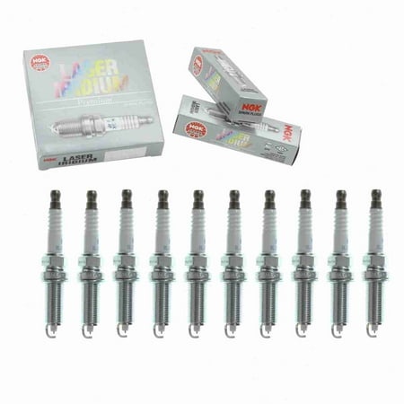 10 Pc NGK 1654 Laser Iridium Spark Plugs for 92070-0036 Ignition Wire Secondary