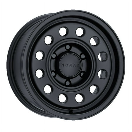 NOMAD 501SB Convoy Rim 17X8.5 8X165.1 Offset 25 Satin Black (Quantity of 1)
