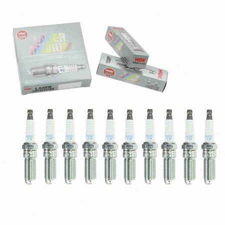 10 Pc NGK 3787 Laser Iridium Spark Plugs for 0000-18-L3Y3 4513 4719 HGR7MQI0 IVT20TT L3Y3-18-110 Ignition Wire Secondary