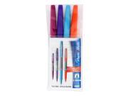 Paper Mate Flair Porous Point Felt Tip Pen, Ultra Fine, Assorted, Pack of 4