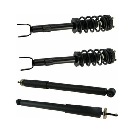 Teledu for Chrysler 2011-2019 300 Sedan 4pcs Front Rear Side Shock Strut 5797 672665