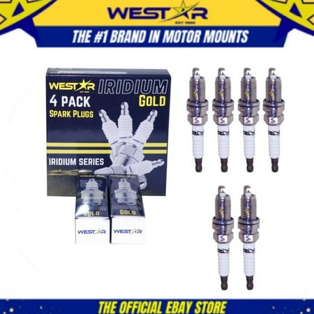 6x 90919-01210 SP-9657 SK20R11 3297 Spark Plugs Iridium Camry/Rav4