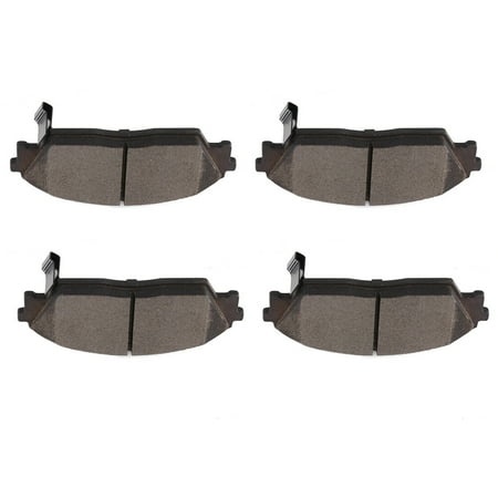 SCITOO D373-7263 Front Disc Brake Pad Kit Fit for 1988-1990 for Prelude 2door Coupe 2.0L 1988-1991 for Civic 4door Wagon 1.6L 1990-1991 for CRX 2door 