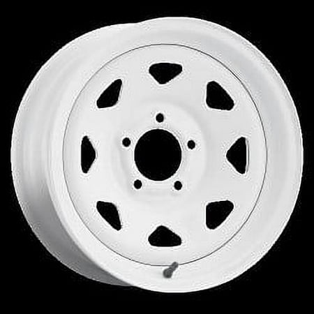 1 Allied - Pacer 14x5.5 5X4.50 +00 310W White Spoke Gloss White Wheel Rim