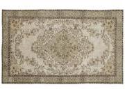 Bespoky Vintage Handwoven Kilim Rug Naturel Large Size 5'11'' X 9'9'' Ft