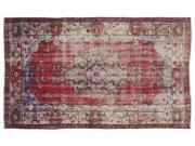 Bespoky Vintage Handwoven Kilim Rug Naturel Medium Size 4'11'' X 8'1'' Ft
