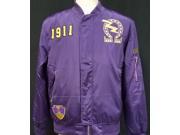 Buffalo Dallas Omega PSI Phi Mens Bomber Style Jacket [Purple - 4XL]