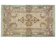 Bespoky Vintage Handwoven Kilim Rug Naturel Medium Size 5'3'' X 8'10'' Ft
