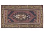 Bespoky Vintage Handwoven Kilim Rug Naturel Medium Size 4'12'' X 8'10'' Ft