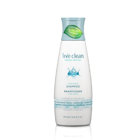 Live Clean Fresh Water Hydrating Shampoo 12 Fl Oz