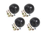 FOUR (4) Deck Wheel / Roller Kit for Kubota Exmark Toro 103-7263 103-4051 103-3168