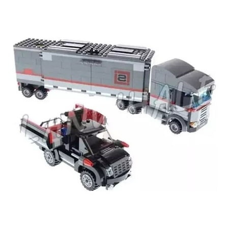 Custom MOC Same as Major Brands! 743pcs Ninja Turtle TMNT Big Rig Snow Getaway Truck Black SUV Mobile Lab 10277 Building Block Sets Compatible with Mo